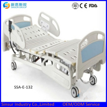 Electric Three Shake Hospital Bed Plastic Side Rail